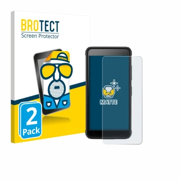 Parte frontale di una confezione del prodotto con il logo del marchio BROTECT. Accanto è raffigurato il dispositivo SkyCaddie 