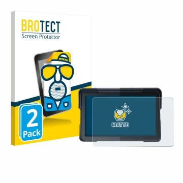 Parte frontale di una confezione del prodotto con il logo del marchio BROTECT. Accanto è raffigurato il dispositivo Lamtto RC1