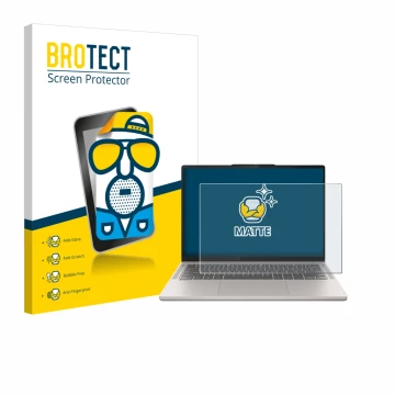 Parte frontale di una confezione del prodotto con il logo del marchio BROTECT. Accanto è raffigurato il dispositivo Lenovo Chr