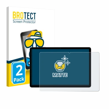 Parte frontale di una confezione del prodotto con il logo del marchio BROTECT. Accanto è raffigurato il dispositivo Doogee Tab