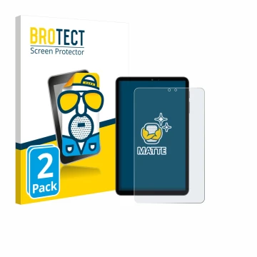 Parte frontale di una confezione del prodotto con il logo del marchio BROTECT. Accanto è raffigurato il dispositivo Alldocube 