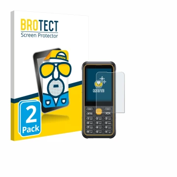 Parte frontale di una confezione del prodotto con il logo del marchio BROTECT. Accanto è raffigurato il dispositivo Ulefone Ar