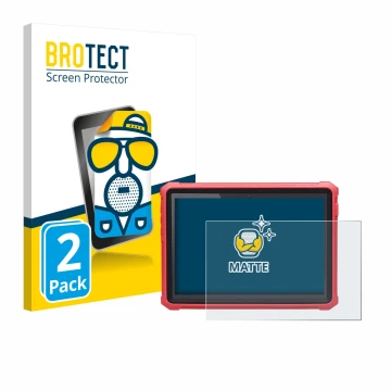 Parte frontale di una confezione del prodotto con il logo del marchio BROTECT. Accanto è raffigurato il dispositivo Launch X-4