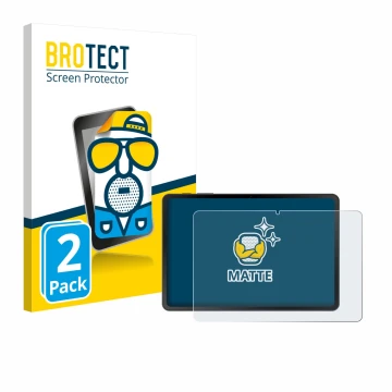 Parte frontale di una confezione del prodotto con il logo del marchio BROTECT. Accanto è raffigurato il dispositivo Doogee Tab