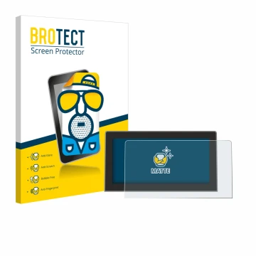 Parte frontale di una confezione del prodotto con il logo del marchio BROTECT. Accanto è raffigurato il dispositivo Volkswagen