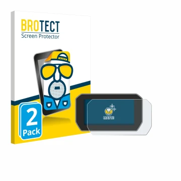 Parte frontale di una confezione del prodotto con il logo del marchio BROTECT. Accanto è raffigurato il dispositivo Ducati V4S