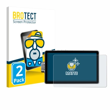 Parte frontale di una confezione del prodotto con il logo del marchio BROTECT. Accanto è raffigurato il dispositivo Viltrox DC