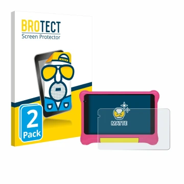 Parte frontale di una confezione del prodotto con il logo del marchio BROTECT. Accanto è raffigurato il dispositivo Happybe Ki