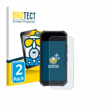 Parte frontale di una confezione del prodotto con il logo del marchio BROTECT. Accanto è raffigurato il dispositivo SkyCaddie 
