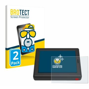 Parte frontale di una confezione del prodotto con il logo del marchio BROTECT. Accanto è raffigurato il dispositivo XC Tracer 