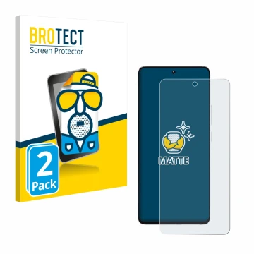 Parte frontale di una confezione del prodotto con il logo del marchio BROTECT. Accanto è raffigurato il dispositivo Xiaomi Poc