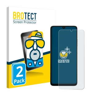 Parte frontale di una confezione del prodotto con il logo del marchio BROTECT. Accanto è raffigurato il dispositivo Motorola M