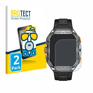 Parte frontale di una confezione del prodotto con il logo del marchio BROTECT. Accanto è raffigurato il dispositivo Stahlgear 