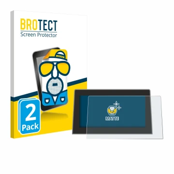 Parte frontale di una confezione del prodotto con il logo del marchio BROTECT. Accanto è raffigurato il dispositivo Jeep Compa
