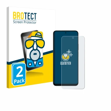 Parte frontale di una confezione del prodotto con il logo del marchio BROTECT. Accanto è raffigurato il dispositivo Honor 400 