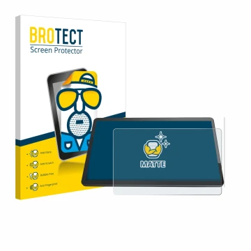 Parte frontale di una confezione del prodotto con il logo del marchio BROTECT. Accanto è raffigurato il dispositivo Elo TouchS