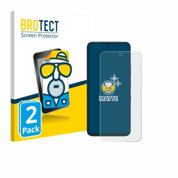 Parte frontale di una confezione del prodotto con il logo del marchio BROTECT. Accanto è raffigurato il dispositivo TCL NXTPAP