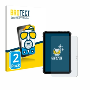 Parte frontale di una confezione del prodotto con il logo del marchio BROTECT. Accanto è raffigurato il dispositivo Blackview 