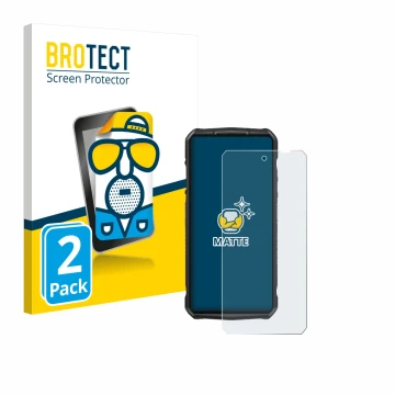 Parte frontale di una confezione del prodotto con il logo del marchio BROTECT. Accanto è raffigurato il dispositivo Ulefone 29