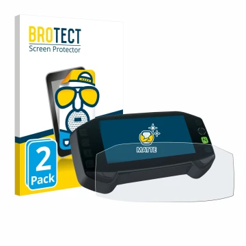 Parte frontale di una confezione del prodotto con il logo del marchio BROTECT. Accanto è raffigurato il dispositivo Suzuki DR-