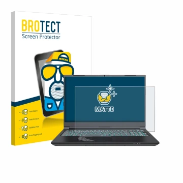Parte frontale di una confezione del prodotto con il logo del marchio BROTECT. Accanto è raffigurato il dispositivo Gigabyte G