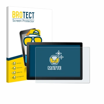 Parte frontale di una confezione del prodotto con il logo del marchio BROTECT. Accanto è raffigurato il dispositivo Wacom Cint