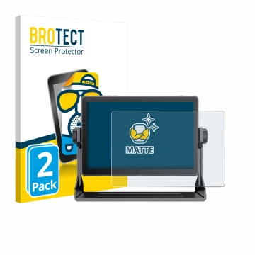 Parte frontale di una confezione del prodotto con il logo del marchio BROTECT. Accanto è raffigurato il dispositivo Feelworld 