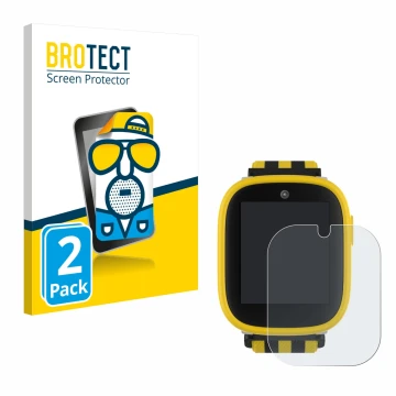 Parte frontale di una confezione del prodotto con il logo del marchio BROTECT. Accanto è raffigurato il dispositivo Xplora X6 