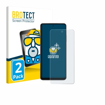 Parte frontale di una confezione del prodotto con il logo del marchio BROTECT. Accanto è raffigurato il dispositivo Oppo K13x 