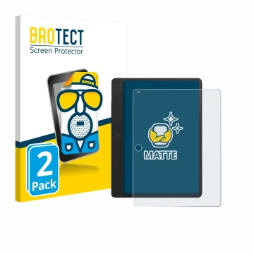 Parte frontale di una confezione del prodotto con il logo del marchio BROTECT. Accanto è raffigurato il dispositivo TCL Note A