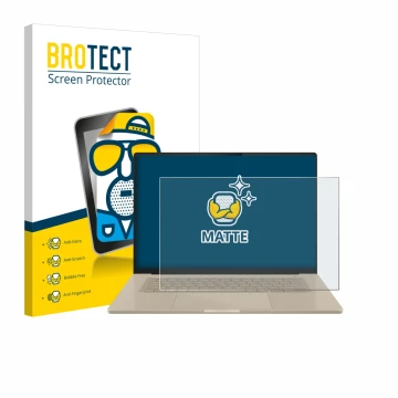 Parte frontale di una confezione del prodotto con il logo del marchio BROTECT. Accanto è raffigurato il dispositivo ASUS ZenBo