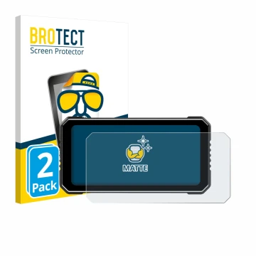 Parte frontale di una confezione del prodotto con il logo del marchio BROTECT. Accanto è raffigurato il dispositivo Vtopek MT2