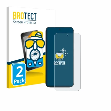Parte frontale di una confezione del prodotto con il logo del marchio BROTECT. Accanto è raffigurato il dispositivo realme C85