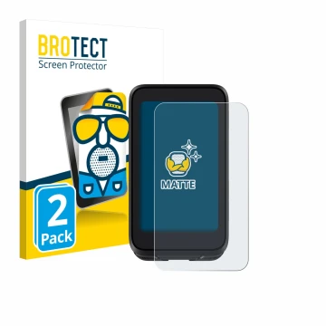 Parte frontale di una confezione del prodotto con il logo del marchio BROTECT. Accanto è raffigurato il dispositivo igpsport B