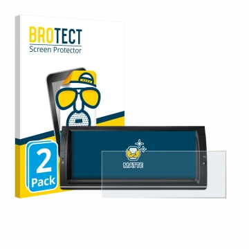 Parte frontale di una confezione del prodotto con il logo del marchio BROTECT. Accanto è raffigurato il dispositivo Xtrons PX1