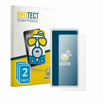 Parte frontale di una confezione del prodotto con il logo del marchio BROTECT. Accanto è raffigurato il dispositivo PocketBook