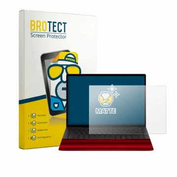 Parte frontale di una confezione del prodotto con il logo del marchio BROTECT. Accanto è raffigurato il dispositivo HP Scuderi
