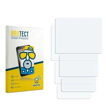 Parte frontale di una confezione del prodotto con il logo del marchio BROTECT. Accanto si trova la protezione per lo schermo c