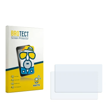 Parte frontale di una confezione del prodotto con il logo del marchio BROTECT. Accanto si trova la protezione per lo schermo c