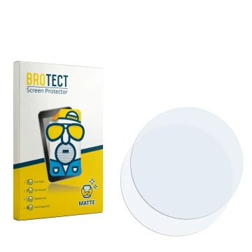 Parte frontale di una confezione del prodotto con il logo del marchio BROTECT. Accanto si trova la protezione per lo schermo c