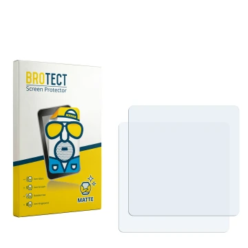 Parte frontale di una confezione del prodotto con il logo del marchio BROTECT. Accanto si trova la protezione per lo schermo c