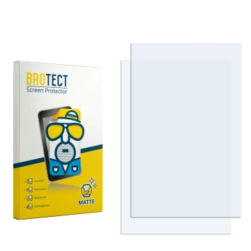 Parte frontale di una confezione del prodotto con il logo del marchio BROTECT. Accanto si trova la protezione per lo schermo c