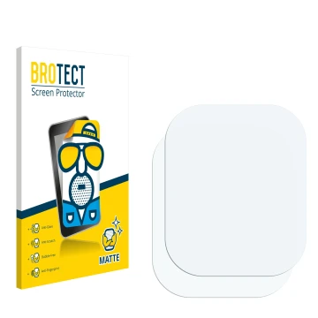 Parte frontale di una confezione del prodotto con il logo del marchio BROTECT. Accanto si trova la protezione per lo schermo c