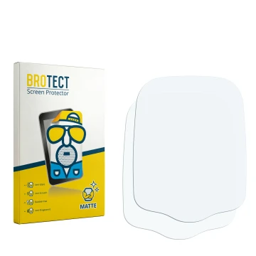 Parte frontale di una confezione del prodotto con il logo del marchio BROTECT. Accanto si trova la protezione per lo schermo c