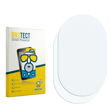Parte frontale di una confezione del prodotto con il logo del marchio BROTECT. Accanto si trova la protezione per lo schermo c