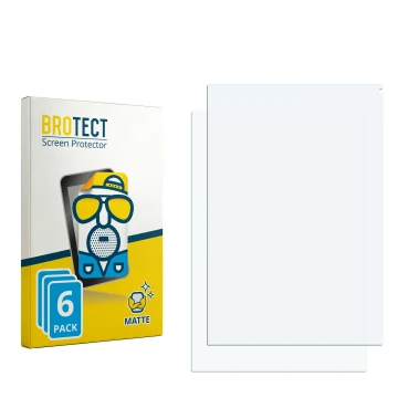 Parte frontale di una confezione del prodotto con il logo del marchio BROTECT. Accanto si trova la protezione per lo schermo c