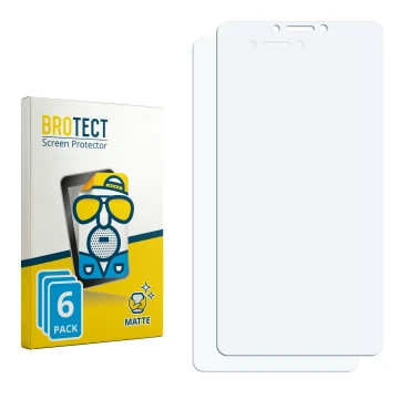 Parte frontale di una confezione del prodotto con il logo del marchio BROTECT. Accanto si trova la protezione per lo schermo c