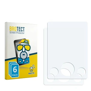 Parte frontale di una confezione del prodotto con il logo del marchio BROTECT. Accanto si trova la protezione per lo schermo c