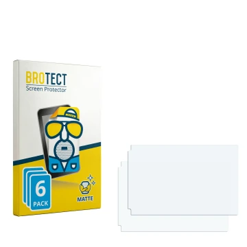 Parte frontale di una confezione del prodotto con il logo del marchio BROTECT. Accanto si trova la protezione per lo schermo c