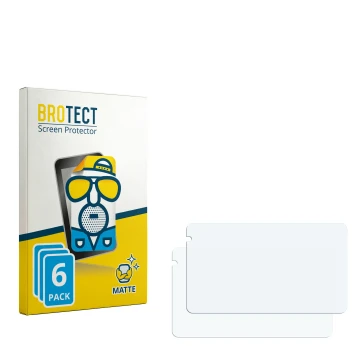 Parte frontale di una confezione del prodotto con il logo del marchio BROTECT. Accanto si trova la protezione per lo schermo c